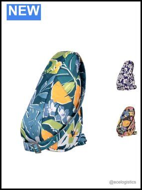 AmeriBag Healthy Back Sling Crossbody Bag with Floral Print